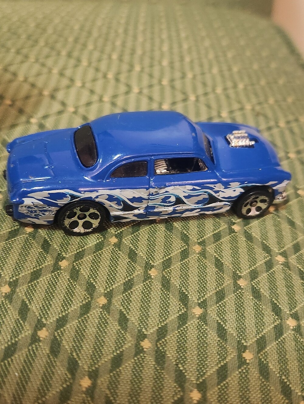 Hot Wheels Blue Flame Die-Cast Toy Car